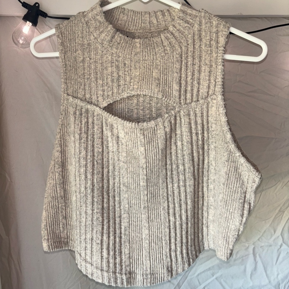 sweater tank top